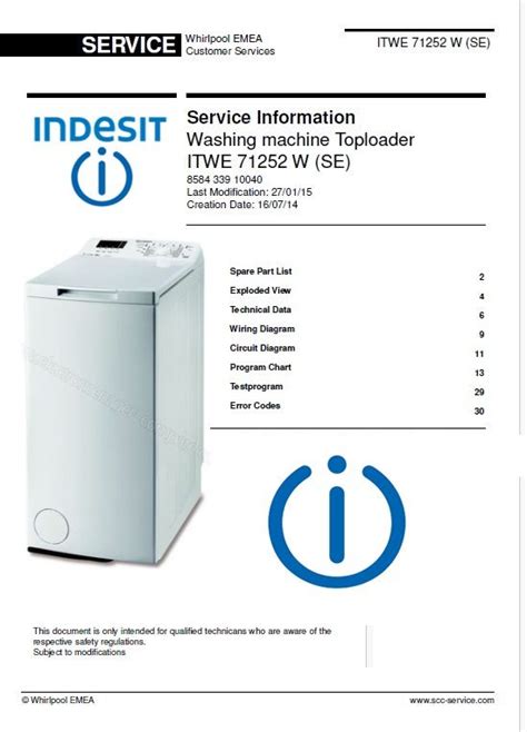 indesit iwc 7125 manuale italiano|indesit 71252 integrated washing machine.